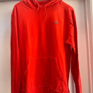 Lacoste hooded long sleeve. Men’s size 6, XL.